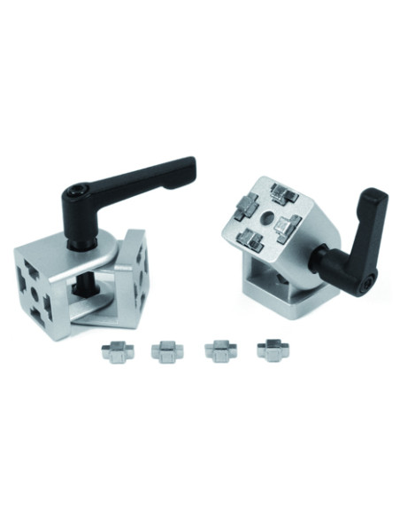 Przegub 30x30 z dźwignią zaciskową [6]