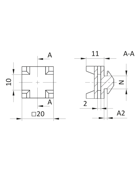 Krzyżowa opaska kablowa  [8]