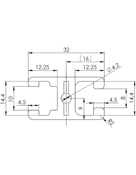 Profil aluminiowy 32x18 [8]