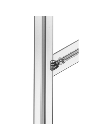 Łącznik elastyczny szybkomocujący czoło-rowek, rowek 10 mm