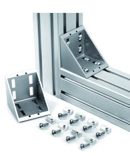 Kątownik 80x80 do rowka 8mm