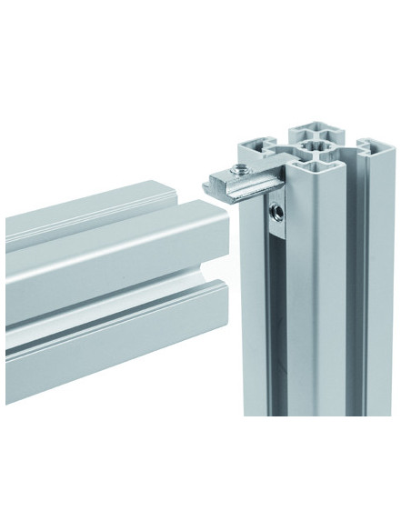 Kątownik wewnętrzny do profili, rowek 10 mm | Leanflex