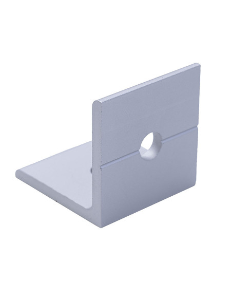 Kątownik aluminiowy anodowany 40x40, rowek 8 mm | Leanflex