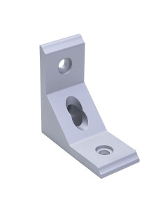 Kątownik aluminiowy anodowany 40x80, rowek 10 mm | Leanflex