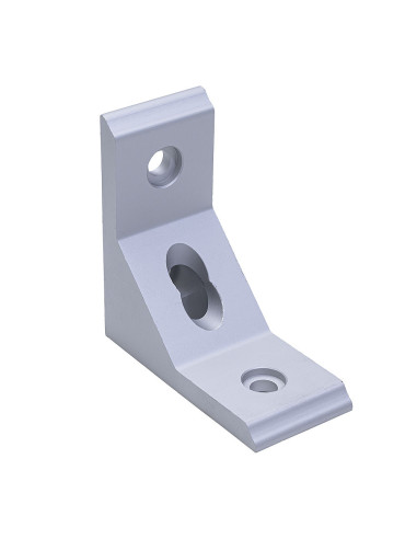Kątownik aluminiowy anodowany 40x80, rowek 10 mm | Leanflex
