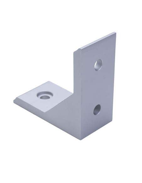 Kątownik aluminiowy anodowany 40x80, rowek 10 mm | Leanflex