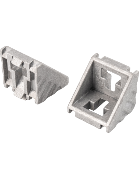 Kątownik 45x45 do profili aluminiowych, rowek 10 mm | Leanflex