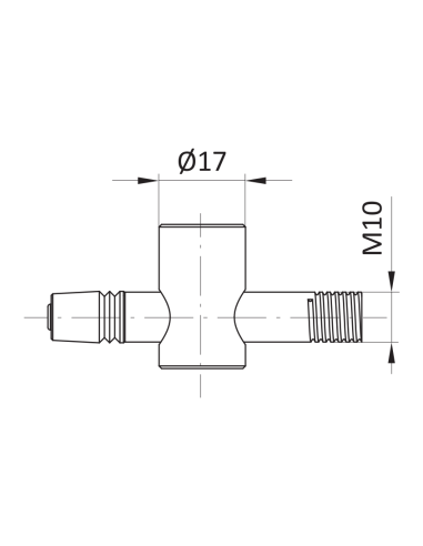Łącznik końcowy szybkomocujący ESD M10 [10]