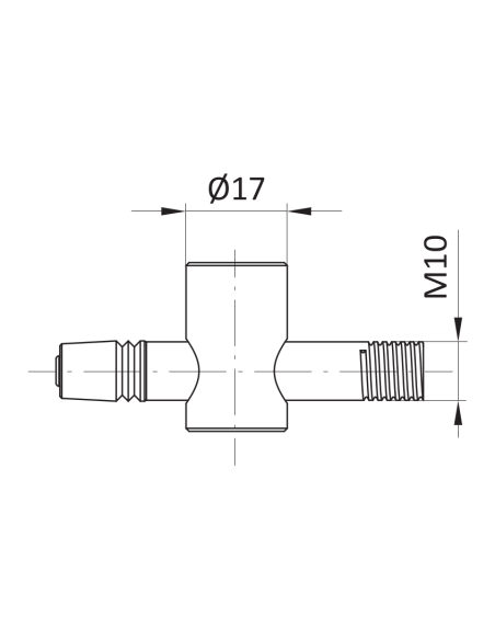 Łącznik końcowy szybkomocujący ESD M10 [10]