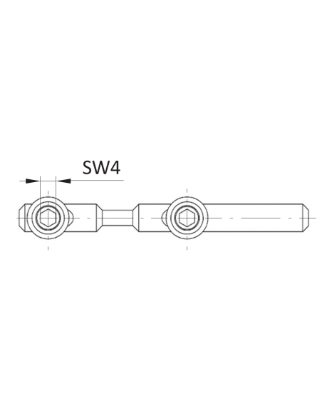 Łącznik elastyczny szybkomocujący dwustronny ESD [8]