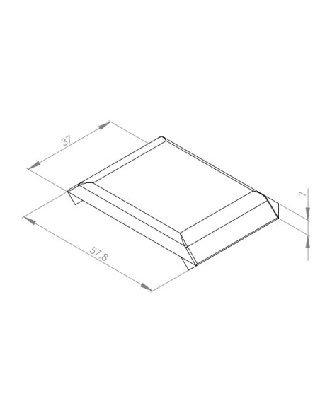 Zaślepka dla kątownika  40x40