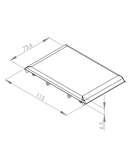 Zaślepka dla kątownika  80x80
