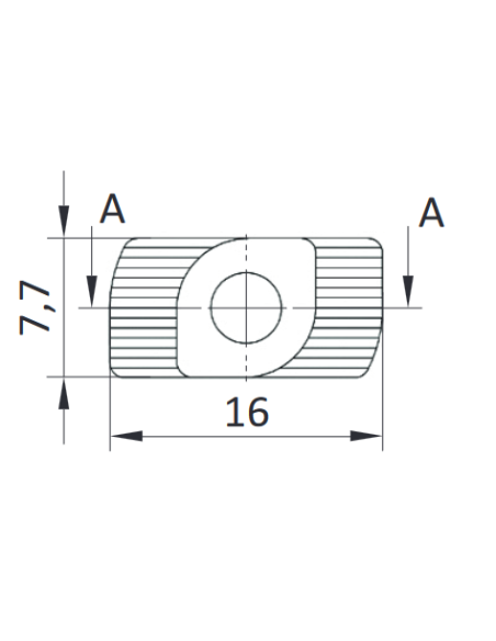 Nakrętka młoteczkowa ESD  M4 [8]