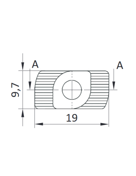 Nakrętka młoteczkowa ESD M8 [10]
