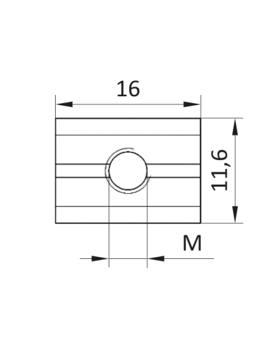 Wpust rowkowy ze sprężyną ESD M8 [8]