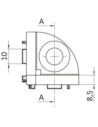 Kątownik narożny 30x30 ESD [8]