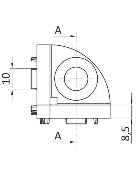 Kątownik narożny 30x30 ESD [8]