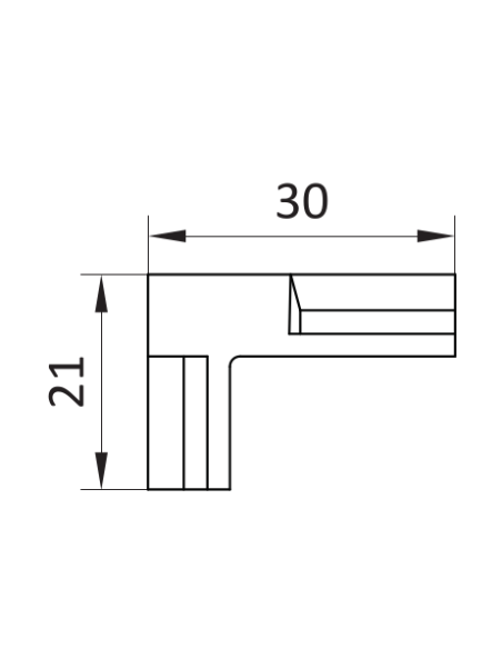 Kątownik wewnętrzny ESD [8]