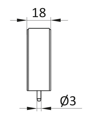 Zaślepka dla uchwytu kabłąkowego PA 160