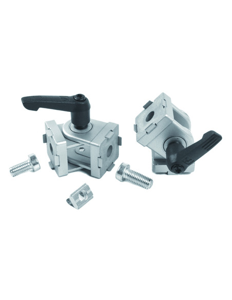 Przegub 30x30 z dźwignią zaciskową [8]