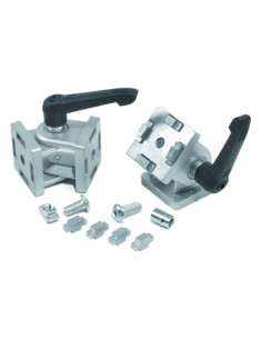 Przegub 45x45 z dźwignią zaciskową [10]