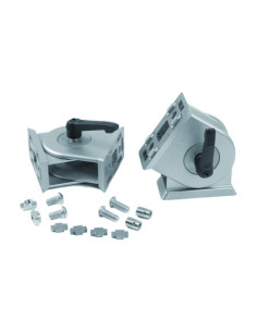 Przegub 45x90 z dźwignią zaciskową [10]