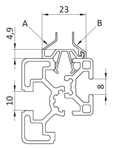 Profil do szyb ochronnych [8/10]