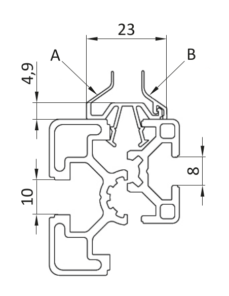 Profil do szyb ochronnych [8/10]
