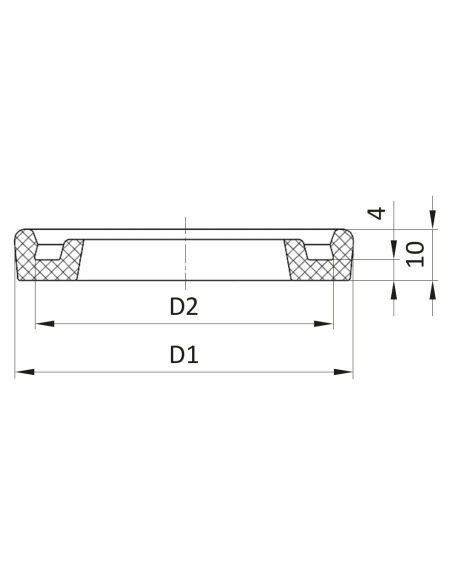 Pierścień amortyzujący D 58mm
