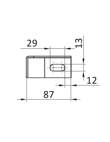 Kątownik fundamentowy ESD stalowy
