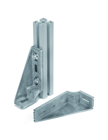 Kątownik fundamentowy ESD aluminiowy