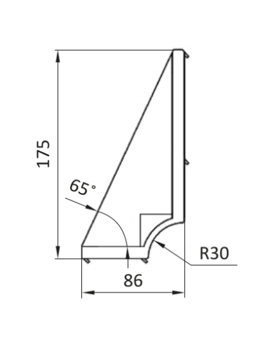 Kątownik fundamentowy ESD aluminiowy