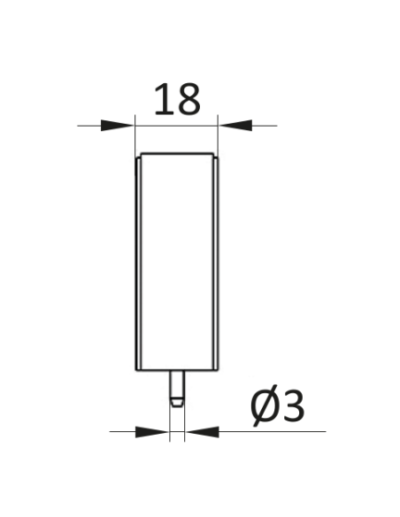 Kątownik fundamentowy ESD aluminiowy