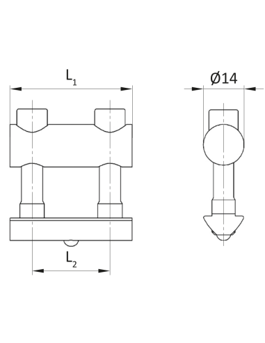 Łącznik sworzniowy  [8]