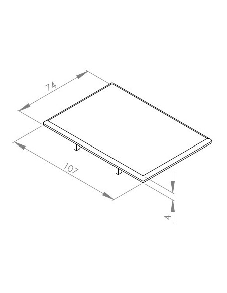 Zaślepka dla kątownika 80x80