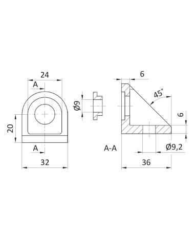 Kątownik typu R [8]